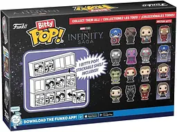 Набір міні-фігурок Funko Bitty POP! Marvel 4 персонажі секретна фігурка колекційні вінілові мініатюри (SKU-243) - мініатюра 3