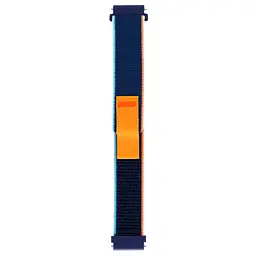 Ремінець для Samsung Galaxy Watch 6 40mm 6 44mm - синьо-жовтогарячий ширина кріплення 20мм нейлоновий Watchbands NormalCloth (W45-8WB13303936) - мініатюра 3