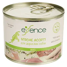 Вологий корм Essence, для дорослих собак м'ясне асорті 200 г (20345) - мініатюра 2