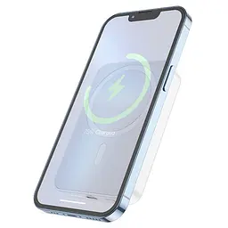 Бездротовий зовнішній акумулятор магнітний Borofone BJ25 Plus Reach 10000mAh білий - мініатюра 4