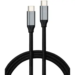Дата кабель USB-C to USB-C 1.5m USB3.2 Gen2 100W 10GBps Nylon Vinga (VCPDCU3215) - мініатюра 1