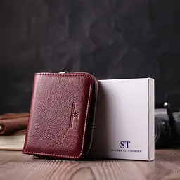 Жіночий шкіряний гаманець ST Leather 9,5х12х2,5 см acs0028480 - мініатюра 9