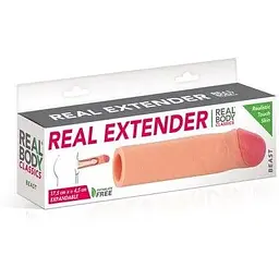 Насадка на член Real Body - Real Extender BEAST з відкритою головкою - мініатюра 3