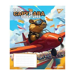 Зошит Yes Epic Capybara А5 12 аркушів лінія (767792), в асортименті - мініатюра 6
