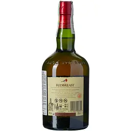 Віскі Redbreast 12 yo Single Pot Still Irish Whisky 40% 0.7 л (699627) - мініатюра 10