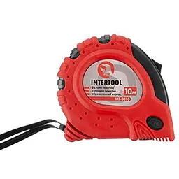 Вимірювальна рулетка Intertool 10 м х 25 мм супер-магніт MT-0310