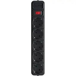 Мережевий фільтр Gembird SPG5-G-15B Black [128829]
