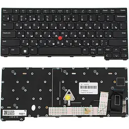 Клавіатура для ноутбука Lenovo (ThinkPad: X13 Gen 3) rus чорний