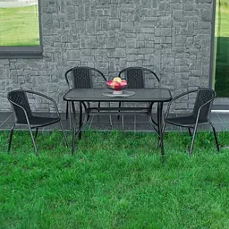 Комплект садових меблів 4Points Siena-4 з прямокутним столом 120x70x70 см - мініатюра 4