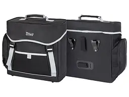 Велосумка з дощовиком Crivit 17L IAN374191 Чорна
