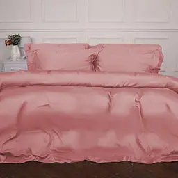 Постільна білизна MirSon Tencel №02 Pink 143х210 полуторний (2200009368554)