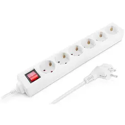 Мережевий фільтр живлення REAL-EL RS-6 Protect M 3m, white (EL122300033) - мініатюра 7