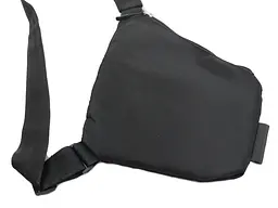 Чоловіча нагрудна сумка Wallaby 113 Чорна - мініатюра 9