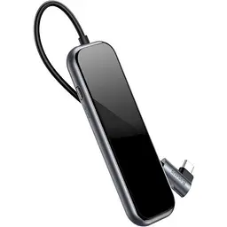 USB-хаб Baseus Multifunctional Hub Deep Gray [CAHUB-EZ0G] [73046] - мініатюра 2