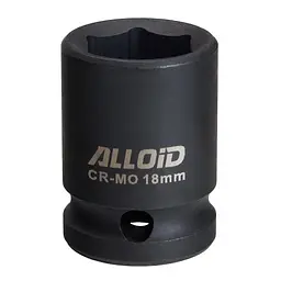 Торцева головка ударна 1/2"DR, 18 мм. Alloid. GU-50118