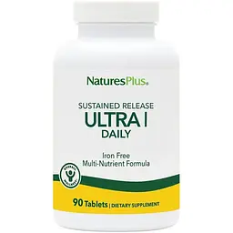 Мультивітаміни Nature's Plus Ultra I Multi Iron-Free 90 tabs (1086-2023-10-5226) - мініатюра 1