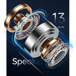 Бездротові навушники Usams Earbuds XH09, TWS, BT5.1, 35mAh, 300mAh, 5.5h, blue - мініатюра 2