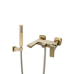 Змішувач для ванни VBI Loreno настінний brushed gold VBI-050206BG
