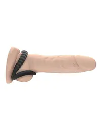 Подвійне ерекційне кільце Dorcel Dual Ring 5.7 см чорний - мініатюра 8