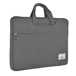 Для ноутбука Wiwu Vivid Laptop Handbag 14'' Grey - мініатюра 3