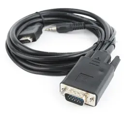 Перехідник HDMI to VGA 3.0m Cablexpert (A-HDMI-VGA-03-10) - мініатюра 2