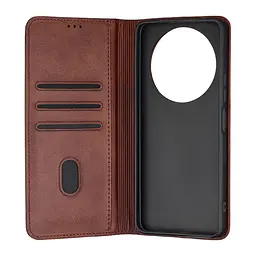 Чохол-книжка Premium Xiaomi Redmi A3 Dark Brown - мініатюра 2