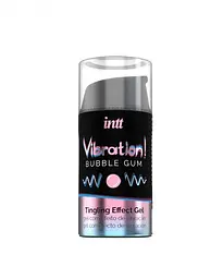 Рідкий вібратор Intt Vibration Bubble Gum зі смаком жуйки 15 мл - мініатюра 2