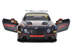 Іграшкова гоночна машинка Bentley Continental GT3 1:43 Автопром металева 4345/4364, в коробці нар. 14,5х6,5х7см - мініатюра 6