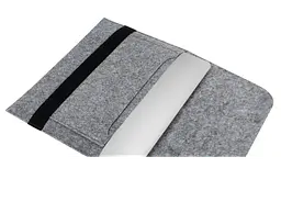 Чохол Gmakin Apple MacBook Air/Pro 13` GM15-13 Felt Case (Grey) [73590] - мініатюра 4