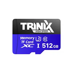 Карта пам’яті Trinix 512GB miсroSDXC з SD-адаптером U3 V30 A1 (90-00038) - мініатюра 2