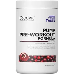 Передтренік OstroVit PUMP Pre-Workout Formula Cherry 500 г