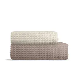 Рушники вафельні Cosas Greek Waffle Magnolia CS1 2 шт., 75x95 см/75x130 см, молочні