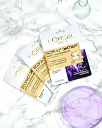 Тканинна маска L'Oreal Paris Вік Експерт 55+ Відновлююча, 30 мл (A9888000) - мініатюра 3