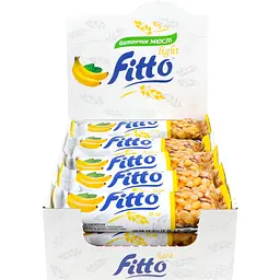 Батончик-мюслі Fitto Light банан глазирований 25 г - мініатюра 3
