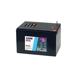 Акумулятор автомобільний EXIDE START-STOP AGM 14Ah бічна (+/-) (200EN) (EK143)