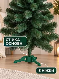 Штучна ялинка Казкова YaLINKA S5 75 см новорічна настільна пухнаста з ПВХ, зелена (90887662) - мініатюра 5