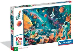 Пазл Clementoni SuperСolor: Космічний екіпаж (SuperСolor - Cosmic Crew Puzzle - 104 pcs.), 104 ел. (25036)