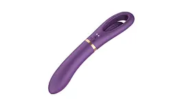 Вібратор G-точки Flicking Dual у фіолетовому - мініатюра 6