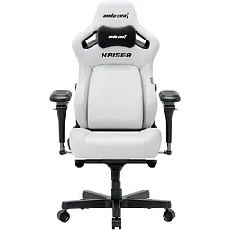 Крісло геймерське Anda Seat Kaiser 4 V2 Size XL до 180 кг ігрове White PVC (AD12YDDC-XLL-20-W-PV/C-03) - мініатюра 3