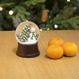 Снігова куля MBM My Home Ялинка та сніговик 11.5 см (DH-ST-33 COLOR) - мініатюра 3