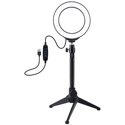 Кільцева USB LED лампа Puluz PKT3031 4.7 "+ настільний штатив