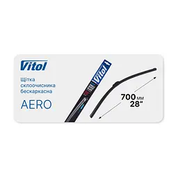 Щітка склоочисника Vitol Aero 28\" (700 мм) (VB-28700) - мініатюра 5