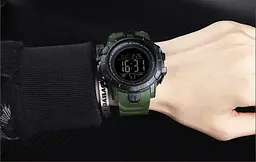 Мужские спортивные часы Skmei 1475 Зеленый - мініатюра 3