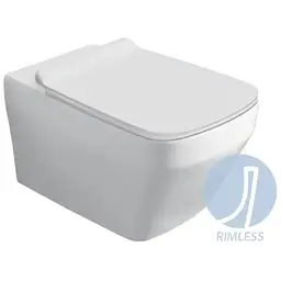 Унітаз підвісний Simas Baden Baden BB 18 з кришкою soft-close BB18-F87(85)-BB004, Білий