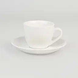 Чашка МВМ My Home Перлина 90 мл біла (KP-100 WHITE) - мініатюра 2