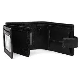 Портмоне з флотару з хлястиком GRANDE PELLE 11х9х2.5 см acs0032095 - мініатюра 2