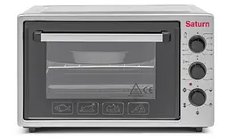 Духовка SATURN ST-EO1036GC (сіра,конвекція,36л)