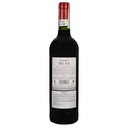 Вино Chateau Bel Air Blaye-Cotes-De-Bordeaux, червоне, сухое, 0,75 л - мініатюра 2