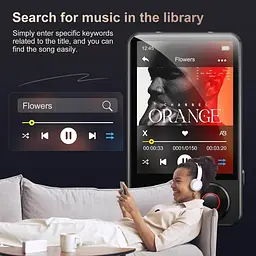 MP3 плеєр Mechen D53 HiFi Lossless Audio 128ГБ Чорний - мініатюра 4
