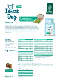 Сухий корм для собак InsectDog Sensetive Adult 10 кг для собак з чутливим травленням - мініатюра 2